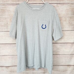 Vineyard Vines Indianapolis Colts Front Pocket Gray TShirt Size 2XL